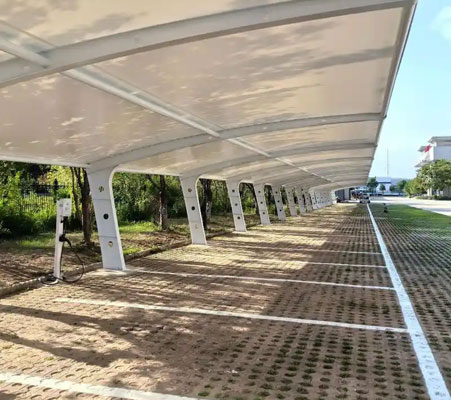 岳阳楼车棚安装制作