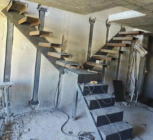 岳阳楼楼梯安装